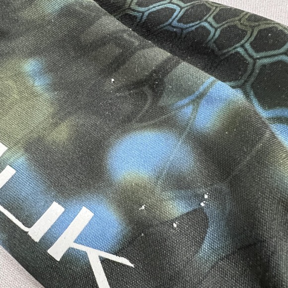 Huk Performance Fishing Shirt Mens M Gray Camo Raglan Long Sleeve Top Outdoors - Picture 10 of 16